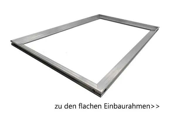 Flacher Einbaurahmen